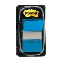 Index Post-it® Clasic,  25.4 x 43.2 mm, albastru Index Post-it® Clasic,  25.4 x 43.2 mm, albastru