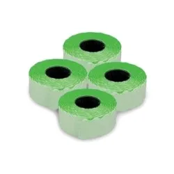 Etichete autoadezive pentru marcatoare, 26 x 16 mm, 1000 bucati/rola, verde fluorescent