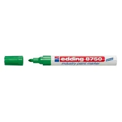 Marker permanent Edding 8750, cu vopsea, corp aluminiu, varf rotund, 2-4 mm, verde Marker permanent Edding 8750, cu vopsea, corp aluminiu, varf rotund, 2-4 mm, verde