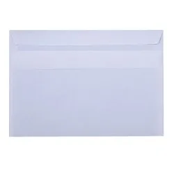 Plic C6, 114 x 162 mm, alb, autoadeziv, 80 g/mp, 25 bucati/set