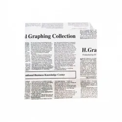 Set 2000 bucati, Coltar hartie, model ziar, 16x17 cm RG, 35gr, model Graphic Collection Set 2000 bucati, Coltar hartie, model ziar, 16x17 cm RG, 35gr, model Graphic Collection