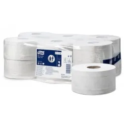 Hartie igienica mini jumbo cu 2 straturi, de 180 m, Tork Advanced Hartie igienica mini jumbo cu 2 straturi, de 180 m, Tork Advanced