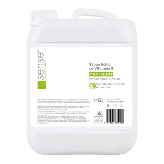 Sense Sapun Lichid Gel Catifelant HDPE 5L Sense Sapun Lichid Gel Catifelant HDPE 5L