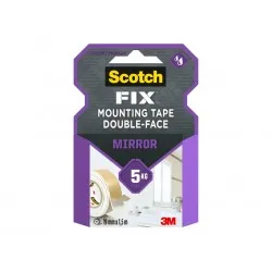 Bandă dublu adezivă montare oglinzi, 19 mm x 1.5 m, Scotch-Fix™