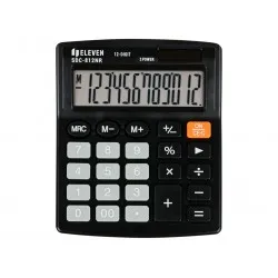Calculator de birou 12 digiți, 124 x 102 x 25 mm, Eleven SDC-812NR