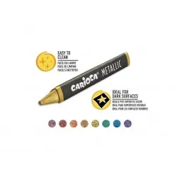 Creioane cerate Metallic Carioca 8/set