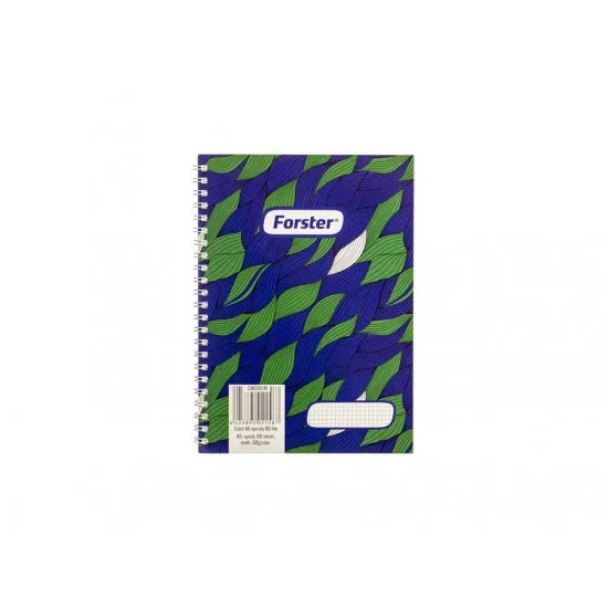 Caiet cu spirală Forster A5 80 file
