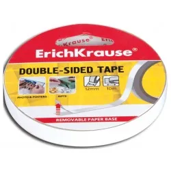 Bandă dublu adezivă Erich Krause, 12mm X 10m Bandă dublu adezivă Erich Krause, 12mm X 10m