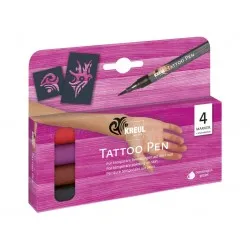 Markere pentru tatuaje temporare Set Tribals Kreul Markere pentru tatuaje temporare Set Tribals Kreul