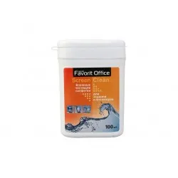 Șervețele umede ecran LCD/TFT, cutie mică, 100 buc, Favorit