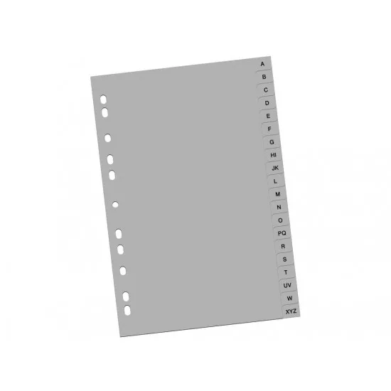 Index din plastic A-Z