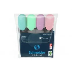 Textmarker Schneider Job Pastel 4/set Textmarker Schneider Job Pastel 4/set