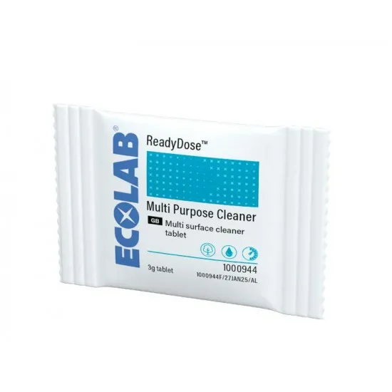 Tablete curatare suprafete multiple Multi-Purpose Cleaner ReadyDose Ecolab 50 buc/ cutie Tablete curatare suprafete multiple Multi-Purpose Cleaner ReadyDose Ecolab 50 buc/ cutie