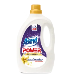 Detergent rufe ASEVI POWER EXTRA FRESH GEL Luxury Sensations 50 spalari, 2.5 L