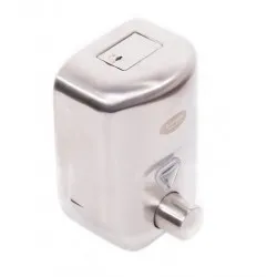 Dozator inox satinat manual pentru sapun, Limpio SD180, 1800ml  Dozator inox satinat manual pentru sapun, Limpio SD180, 1800ml