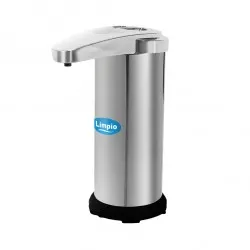 Dozator inox-ABS cu senzor pentru sapun, Limpio SD251S, 250ml  Dozator inox-ABS cu senzor pentru sapun, Limpio SD251S, 250ml