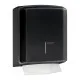 Dispenser pentru prosoape pliate din hartie, Mediclinics, otel negru-mat