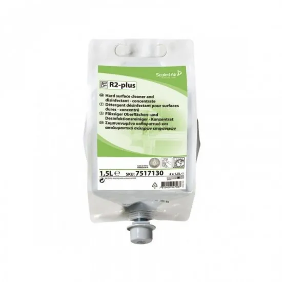 Detergent dezinfectant suprafete tari, Taski R2 plus, Diversey, 1.5L