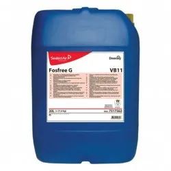 Detergent lichid pentru masini de spalat sticla, Fosfree G, Diversey, 21.6 kg Detergent lichid pentru masini de spalat sticla, Fosfree G, Diversey, 21.6 kg