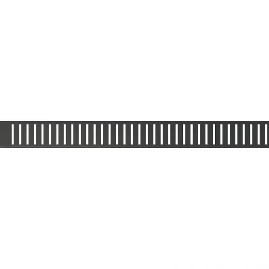 Gratar pentru canal de scurgere, negru-mat - compatibil doar cu rigola Alcaplast Gratar pentru canal de scurgere, negru-mat - compatibil doar cu rigola Alcaplast