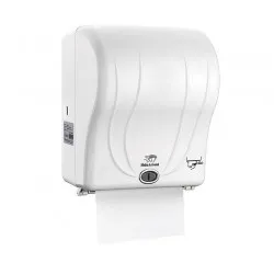 Dispenser electric pentru rola prosop hartie, 21 cm, Alb Dispenser electric pentru rola prosop hartie, 21 cm, Alb