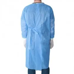 Halat protectie steril albastru, cu legaturi si mansete Halat protectie steril albastru, cu legaturi si mansete