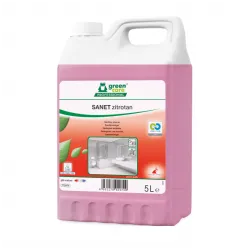 Detergent ecologic concentrat spatii sanitare SANET Zitrotan, 5L Detergent ecologic concentrat spatii sanitare SANET Zitrotan, 5L