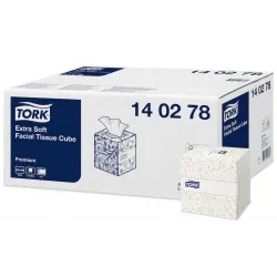 Șervețele Faciale, 2 straturi, Tork Cube Premium Extra Delicat, 100 buc. Șervețele Faciale, 2 straturi, Tork Cube Premium Extra Delicat, 100 buc.