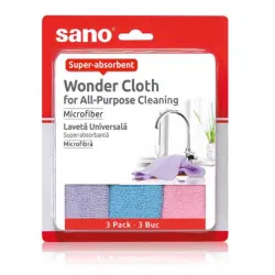 Lavetă Magică – utilizare universală - 3 Buc, Sano Lavetă Magică – utilizare universală - 3 Buc, Sano