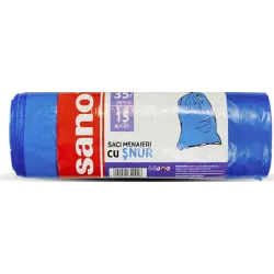 SANO SACI MENAJERI SNUR 35L, ALBASTRI