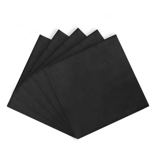 Servetele masa Papely 250 Deep Colors Negre Servetele masa Papely 250 Deep Colors Negre