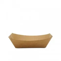 Barcute kraft mari pentru antreuri 400 cc, 250 buc/set