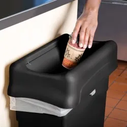 Capac batant pentru containere Slim Jim 60 L/87 L, negru Capac batant pentru containere Slim Jim 60 L/87 L, negru