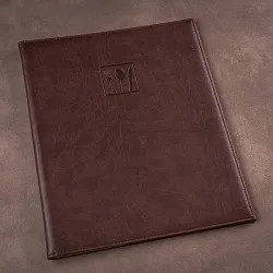 Mapa meniu A4+, Softleather, piele PU interior/exterior, lavabila, maro Mapa meniu A4+, Softleather, piele PU interior/exterior, lavabila, maro