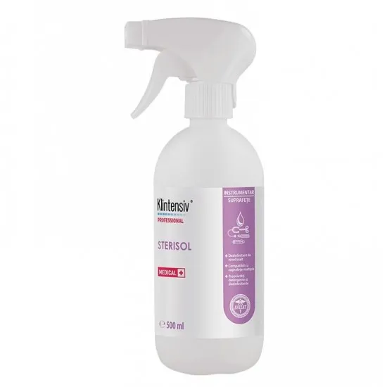 STERISOL™ – Dezinfectant pentru suprafete si instrumentar, 500 ml - Avizat MS STERISOL™ – Dezinfectant pentru suprafete si instrumentar, 500 ml - Avizat MS