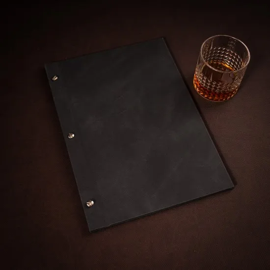 Mapa Meniu Fold VALAN A4 NEGRU