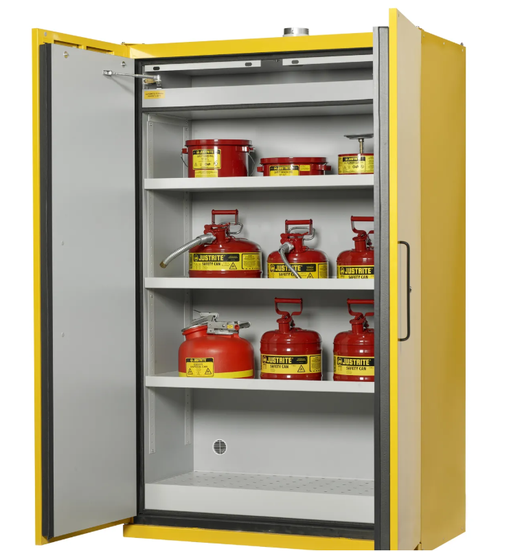 Justrite Dulap de siguranta EN 90 de minute 226-EN pentru lichide inflamabile 2 usi 207 x 120 x 60 cm 220L