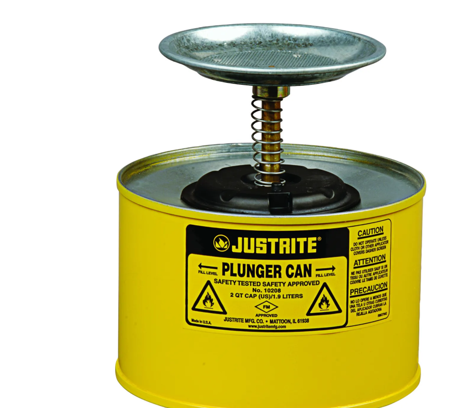 pompa cu piston Recipient cu piston de siguranta 1008 18.5x14.3cm 1L galben