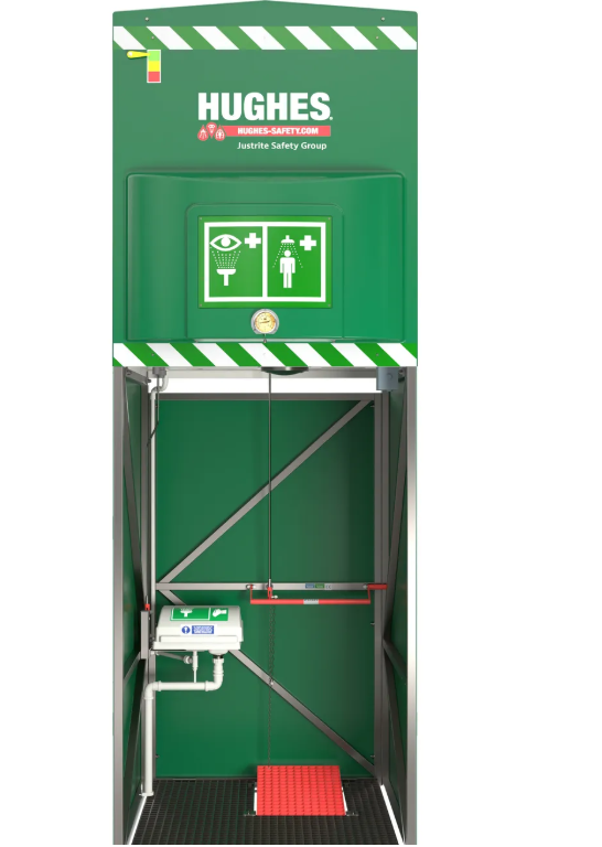 Justrite Dus de urgenta cu rezervor incalzit prin imersie 1500L MH1500 Hughes Green Hazardous