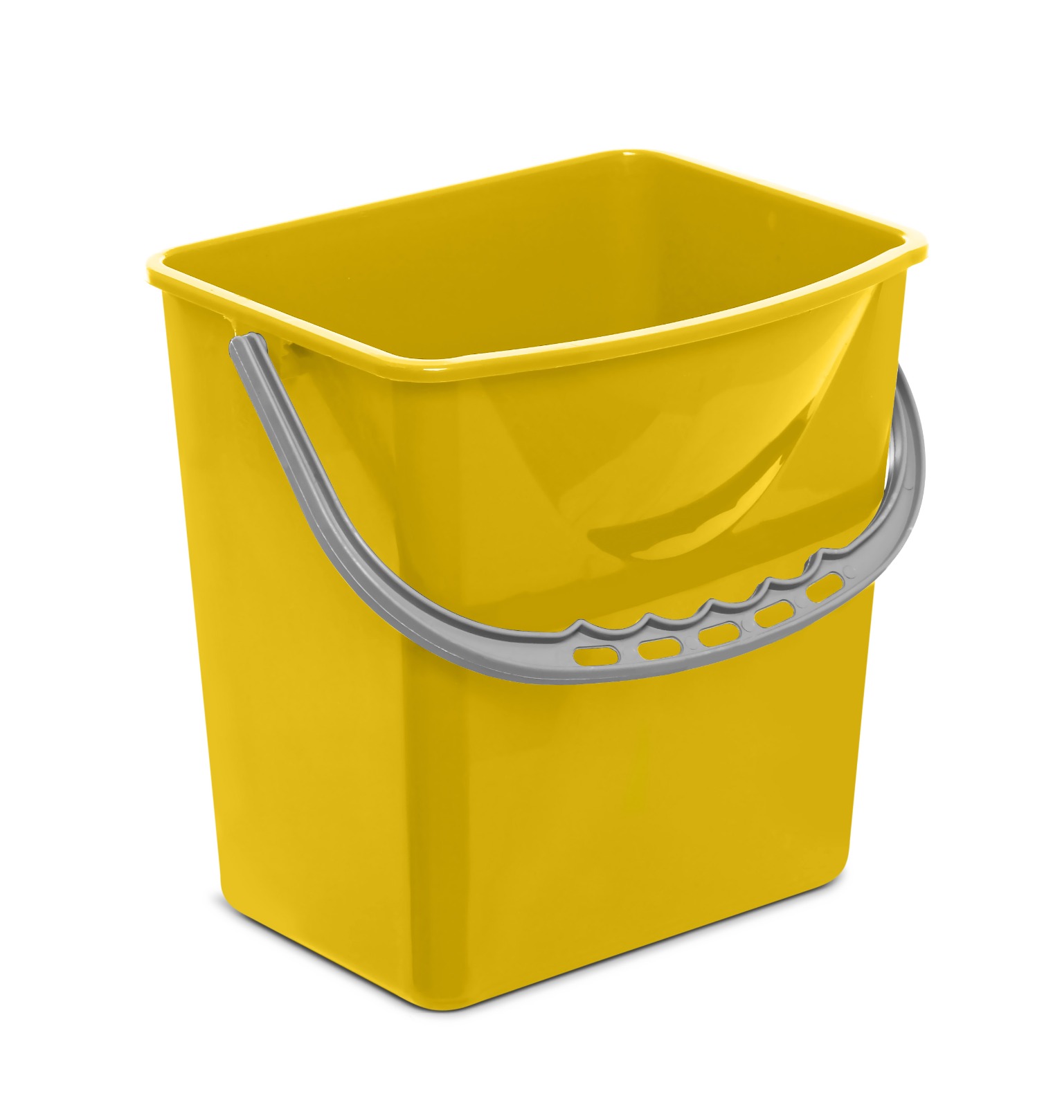 Galeata pentru carucior de curatenie profesional  culoare galbena  6L 