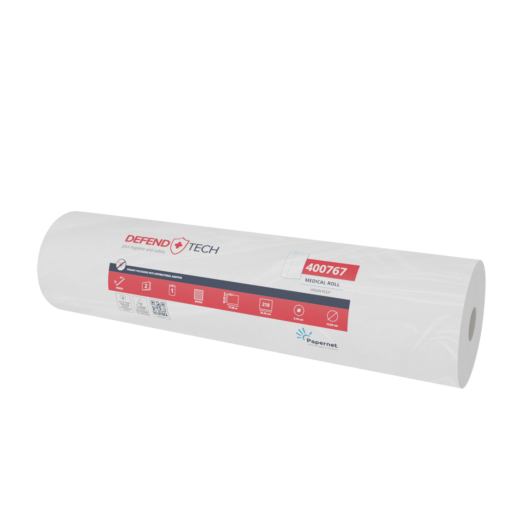 rola vidat alimente 28 cm Rola medicala Defend Tech 60 cm x 77 m 6 buc/ bax