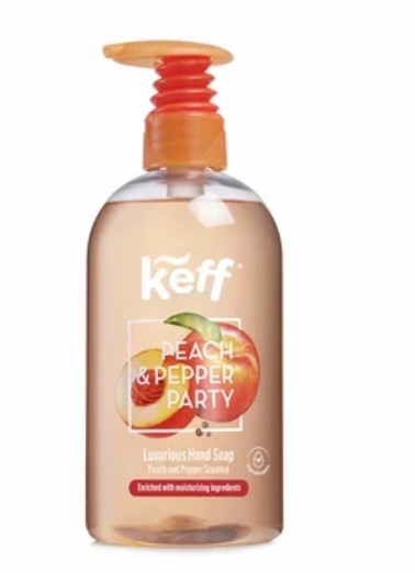 Keff sapun lichid pentru maini Peach & Black Pepper 500 ml