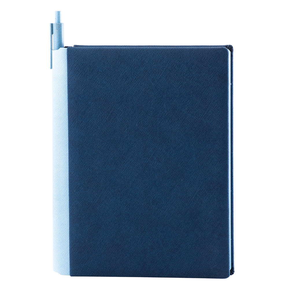 Agenda decor nedatata 2021 piele albastra