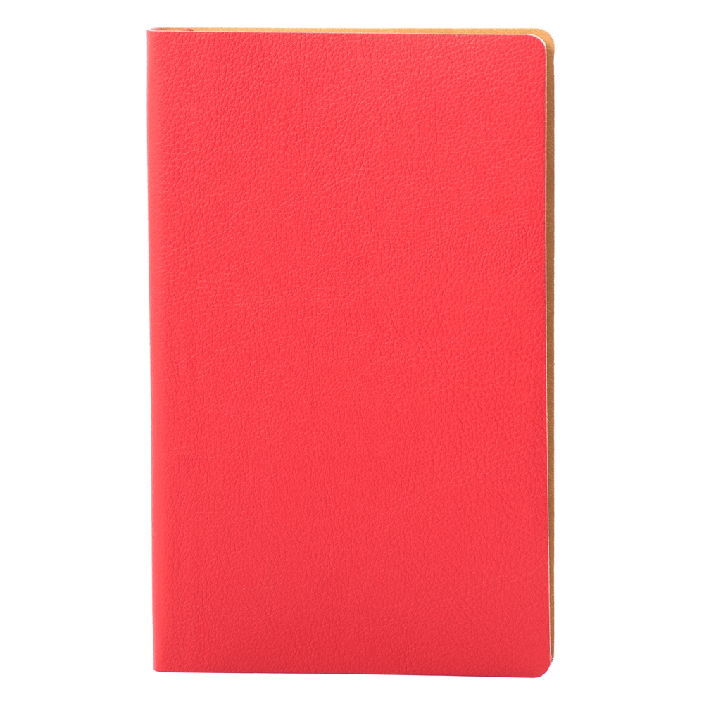 Notes flexi piele 12 5x20 cm liniat ivory rosu