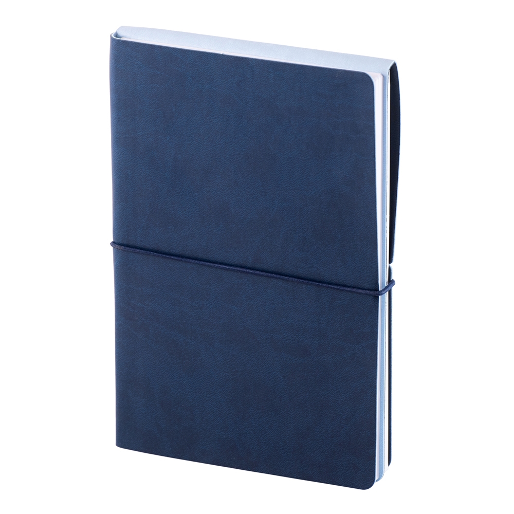 Notes switch piele a5 liniat + matematica albastru/bleu