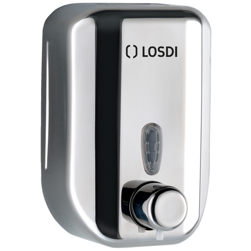 Dozator din inox pentru sapun lichid losdi 700 ml