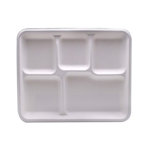 Tava bio 5 compartimente t009 50 buc/set