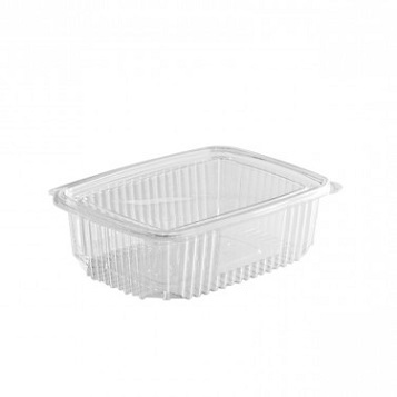 Caserola PET cu capac atasat  GROASA  750 cc  100 buc/set