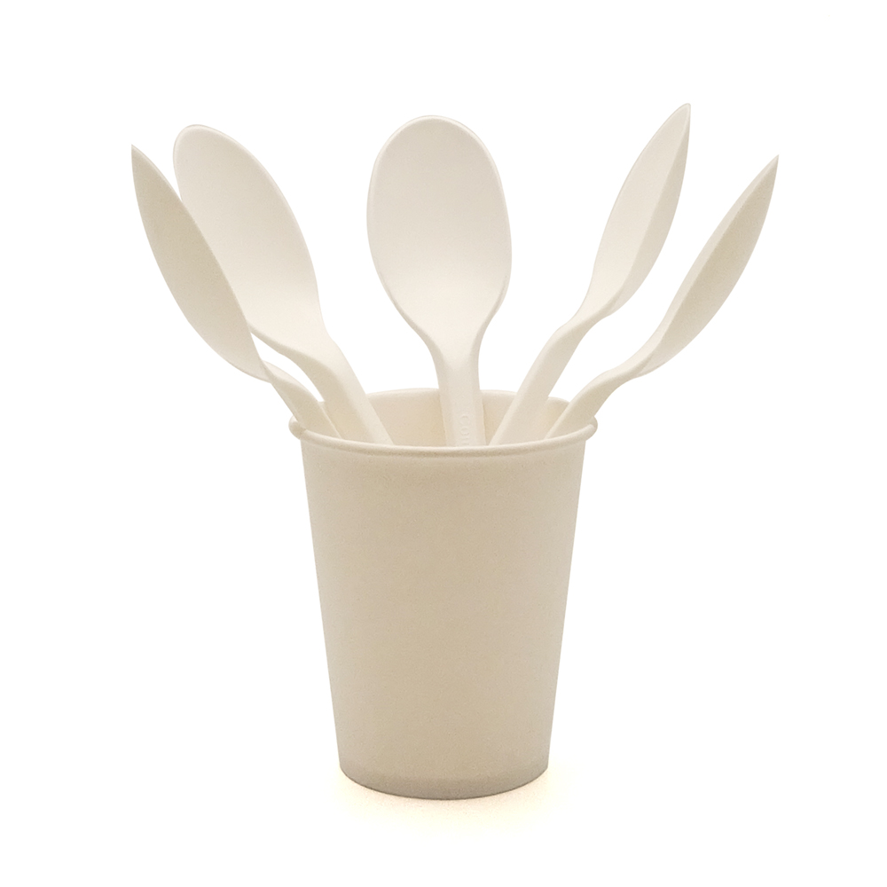 Set 100 bucati linguri bio compostable