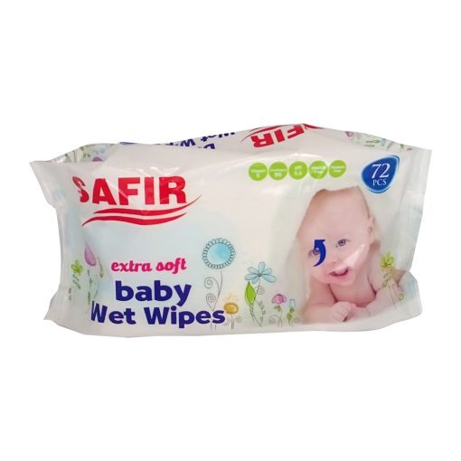 Servetele umede Safir fara capac  72 buc/ pachet